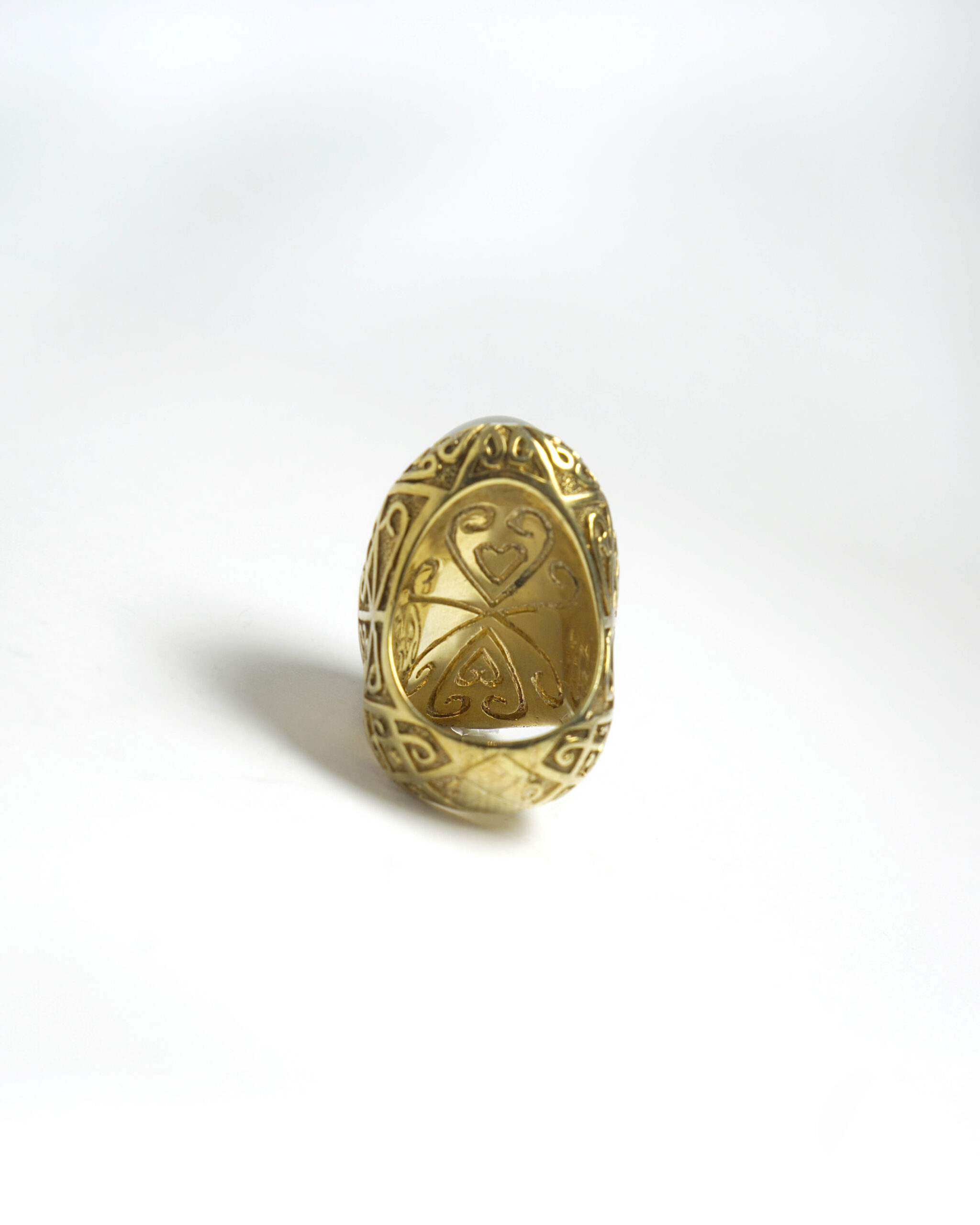 Moonstone Aztec Ring