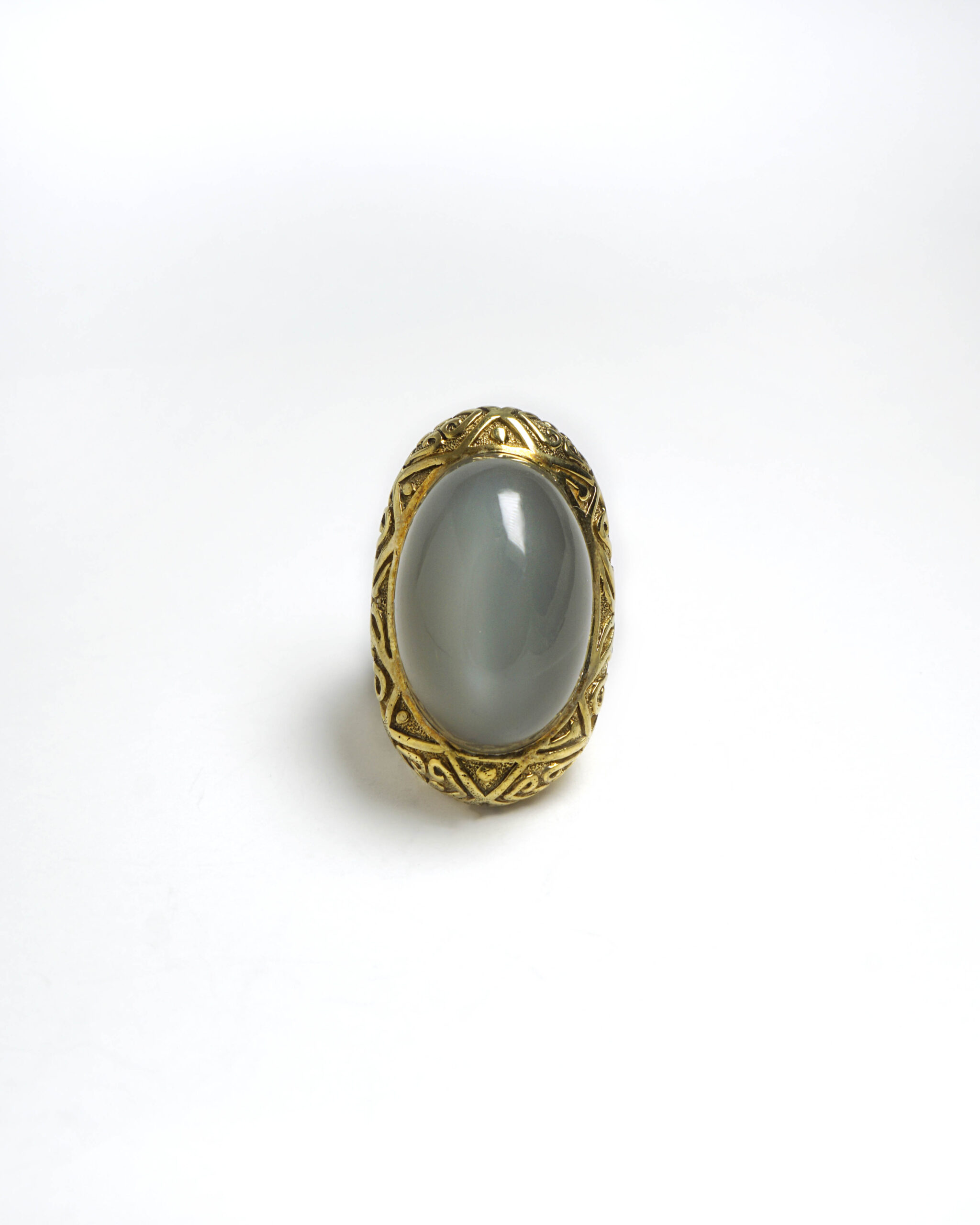 Moonstone Aztec Ring