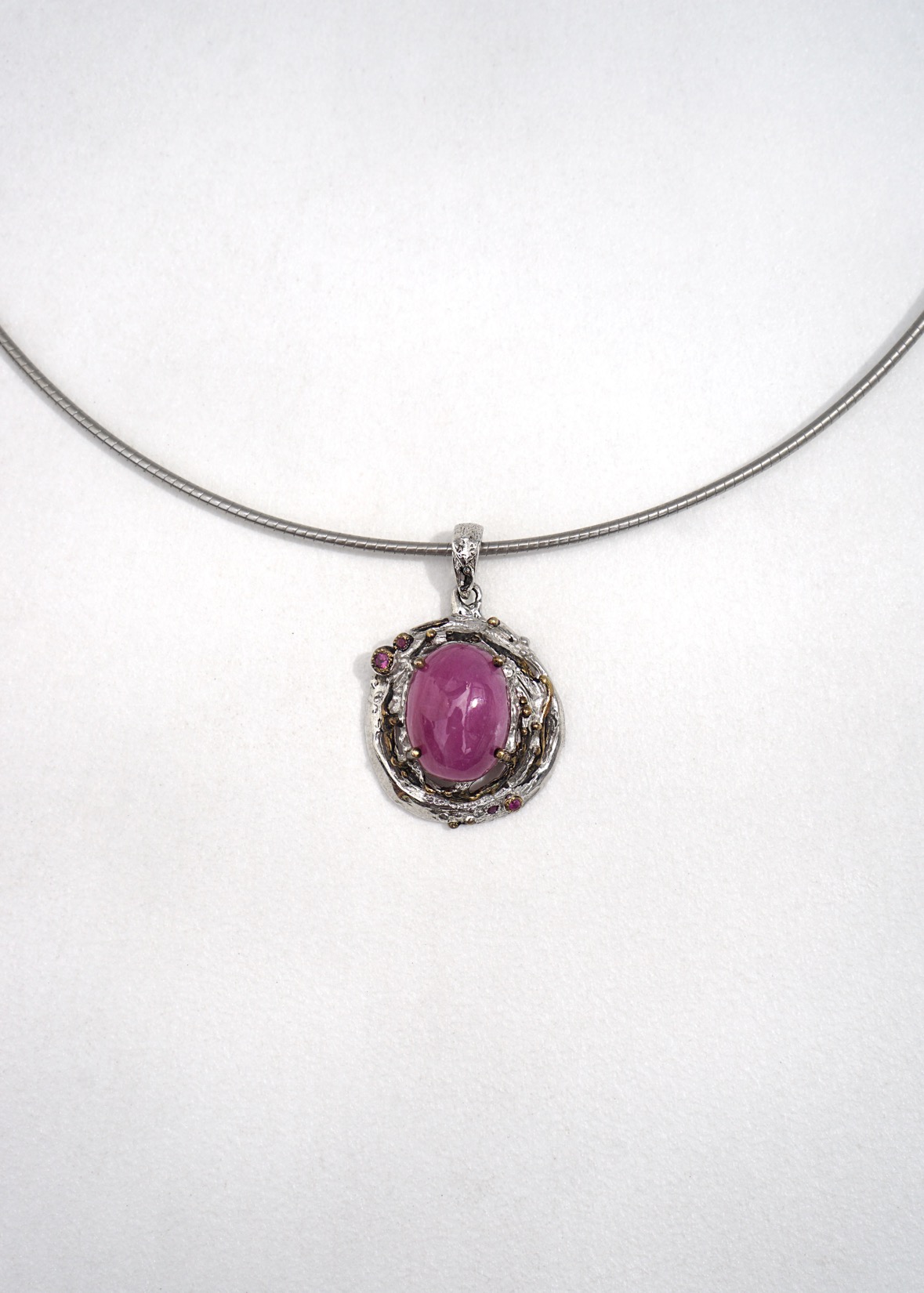 Ruby Crafted Pendant